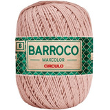 Barbante Barroco Maxcolor 6 Fios 200gr Linha Crochê Colorida Cor Rapadura-7389