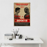 Cuadro Poster Clubber Lang Vs Rocky Stallone Balboa 40x60