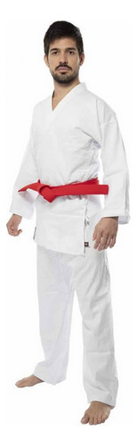 Kimono Karate Caratê - Adulto - Brim Reforçado - Haganah