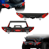 Parachoques Delantero Y Trasero Compatible Con Jeep Wrangler