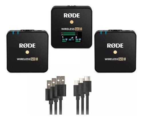 Rode Wireless Go 2 Sistema Microfone Sem Fio Duplo Compacto