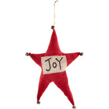 Joy Christmas Star Percha, Rojo, 17 14 X 11 12