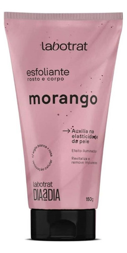 Esfoliante Corpo E Rosto Morango 150g - Labotrat