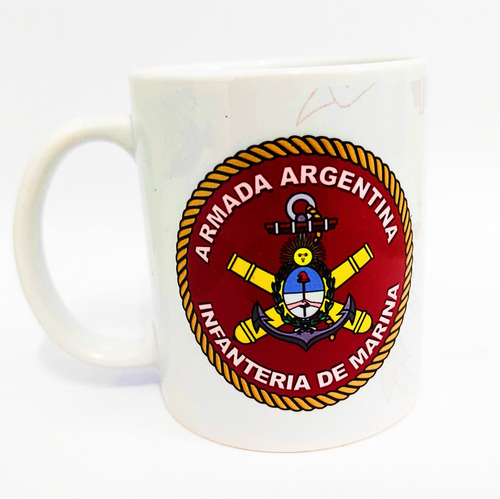 Taza Cerámica Sublimada Importada Infanteria De Marina