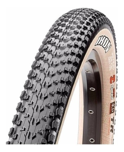 Pneu Maxxis Ikon 29 X 2.20 3c Exo Tr Tubeless Mtb Faixa Bege