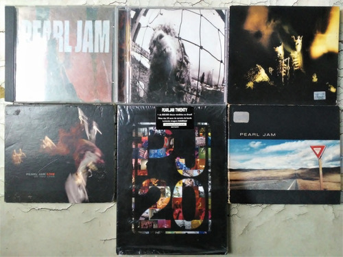 5cd Pearl Jam 91, Vs 93, Yield 98, Legs 98, Riot 02+dvd Twen