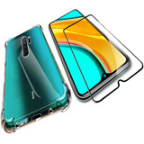 Capinha Capa Anti Impacto Para Xiaomi Redmi 9 + Pelicula