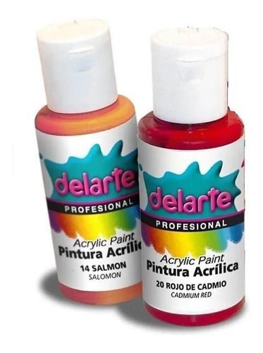 Pintura Acrilica Delarte Colores Pomo 50cc X1 U