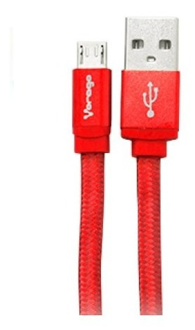 Cable Usb Vorago Cab-113 - Micro Usb, Usb, 1 M, Rojo