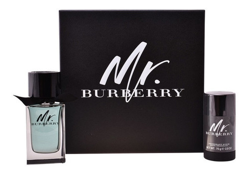 Set Burberry Mr Burberry Edt 100ml 