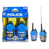 Walkie Talkie Policia X2 Handy Radio Juguete Infantil Regalo