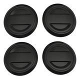 4 Tapacubos Negros Para Rueda Compatible Con Polaris Rzr Xp