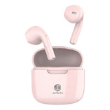 Auriculares Inalámbricos Jd Air Free In Ear Bluetooth Manos Libres Táctil Color Rosa