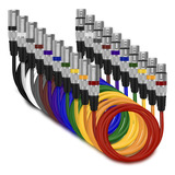 Gearit Cable De Microfono Xlr A Xlr (6 Pies, 10 Unidades) Xl