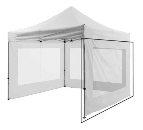 Pack 3 Paredes Para Gazebo 3x3 Ventana Transparente Kushiro