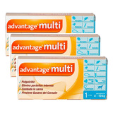 Pack De 3 Advantage Multi Perros 4kg-10kg Pulgas, Parásitos