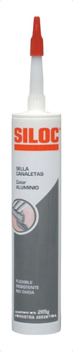 Sella Canaletas Color Aluminio Siloc Pintable X 265 Gramos