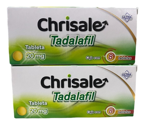 2 Cajas Tadalafil 20mg Con 8 Tabletas Cu