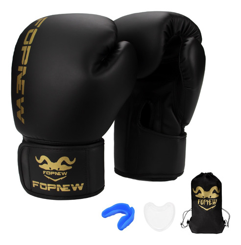 Juego De Guantes De Boxeo Profesionales Con Velcro 8-16 0z