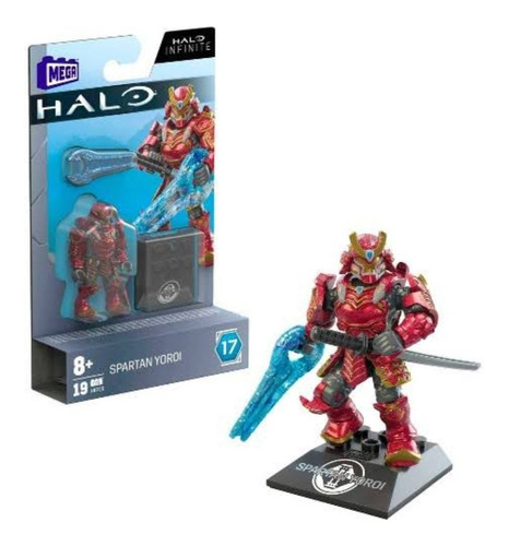 Mega Construx Halo Spartan Yoroi Serie 17 Cantidad De Piezas 19