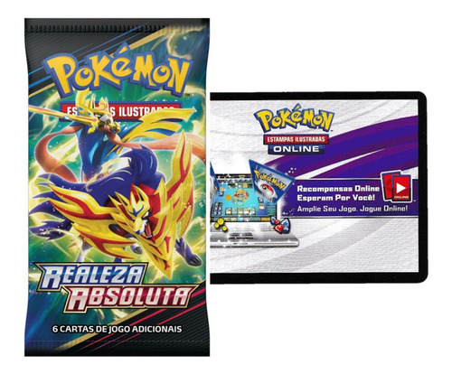 100 Código Digital Pokémon Tcg Online Live Realeza Absoluta