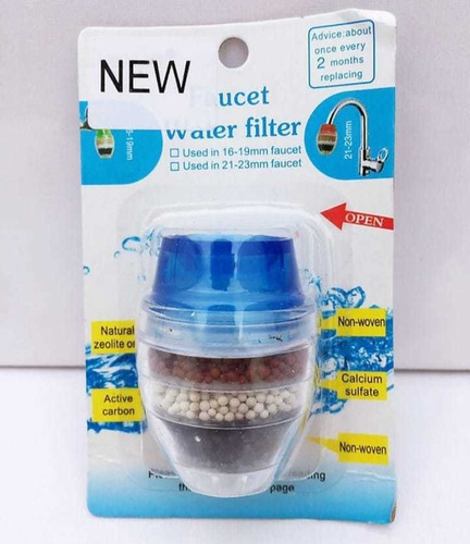 Filtro Para Llave Purificador Con Carbón Activado 