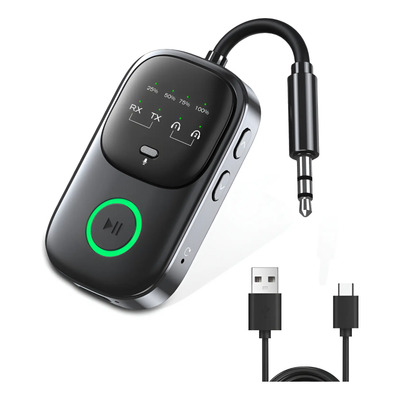 2 En 1 Transmisor Receptor Bluetooth 5.4 Con Aux Jack 3.5mm | MercadoLibre