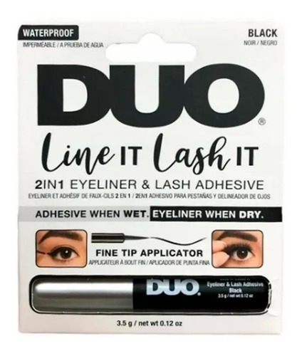 Duo Pegamento Delineador Pestañas 2en1 Line It Lash It Local