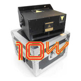 Raio Laser 10w Rgb - Ilda Dmx- 25kpps Com Case Lasershow 10w