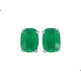 Aretes Jade Natural Plata Esterlina 925 Dijon