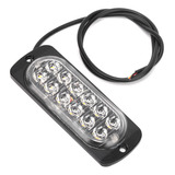 Aviso Led De 12 V, 12 Led, Flash Estroboscópico, Señal De Em