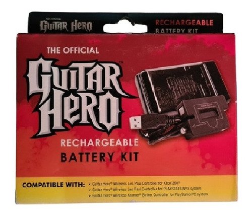 Kit Batería Recargable Para Guitarra Guitar Hero Les Paul