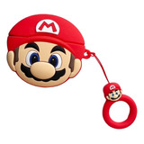 Funda Case Protector Compatible Con AirPods Mario Bros, Toad