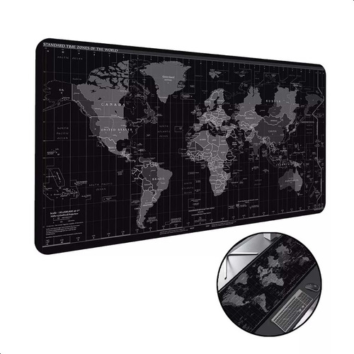 Mousepad Gamer Mapa Mundi Todos Os Tamanhos Profissional