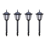 Estacas Solar X4 Unidades Farol Impermeable Para Exterior