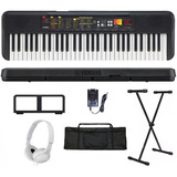 Kit Teclado Musical Yamaha Psr-f52 61 Teclas Lançamento 2022