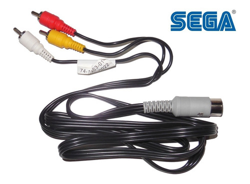 Cable Video Sega Master System (3010) Av -tv Lcd 90 Mark Iii