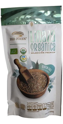 Bsd Foods, Linaza Orgánica Selección Premium, 220 Gr