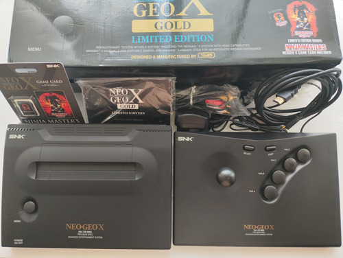Consola Snk Neo Geo X Gold Limited Edition Original En Caja