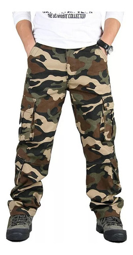 Pantalones De Trabajo De Combate De Camuflaje Para Hombre