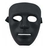 Máscara Hombre Negra Cotillón Activarte