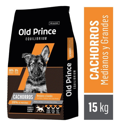Old Prince Cachorro Equilibrium Med/gde 15 Kg Kangoo Pet
