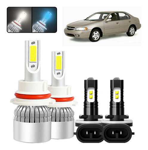 Kit De Focos Led 9007 881 Para Nissan Altima 1999 2000 2001