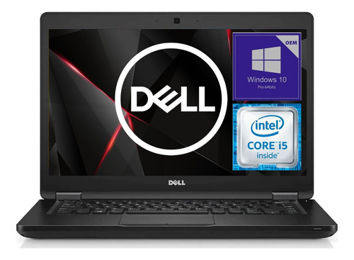 Notebook Dell Intel I5 7200 7ger Ssd 512gb  Ram 16gb 14'
