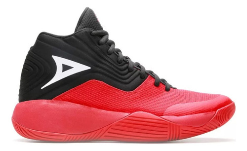 Tenis Basketball Hombre Pirma Parker 2005 Negro Rojo