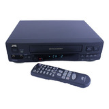 Video Cassette K7 Jvc Hr-j421m 4 Cadeças Com Controle (def)