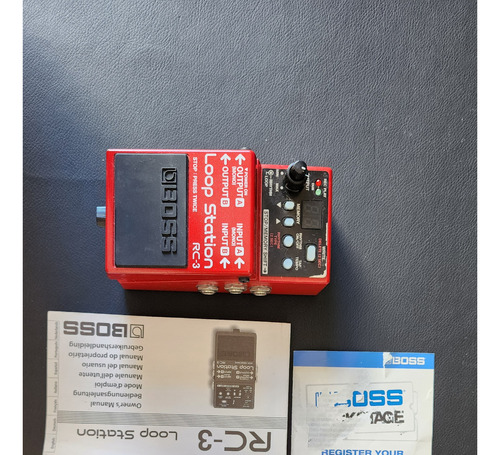 Pedal De Efeito Boss Loop Station Rc-3  Pouquissimo Uso