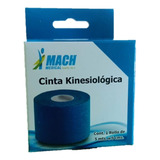 1 Cinta Kinesiologica Vendaje Neuromuscular Kinesiotape Mach Color Azul Oscuro