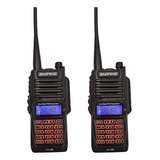 Kit 2 Radio Walk Talk Uv9r Baofeng Comunicador Dual Band