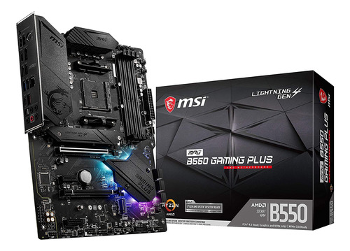 Placa Madre Msi Mpg B550 Gaming Plus, Atx, Am4, Pcie 4.0